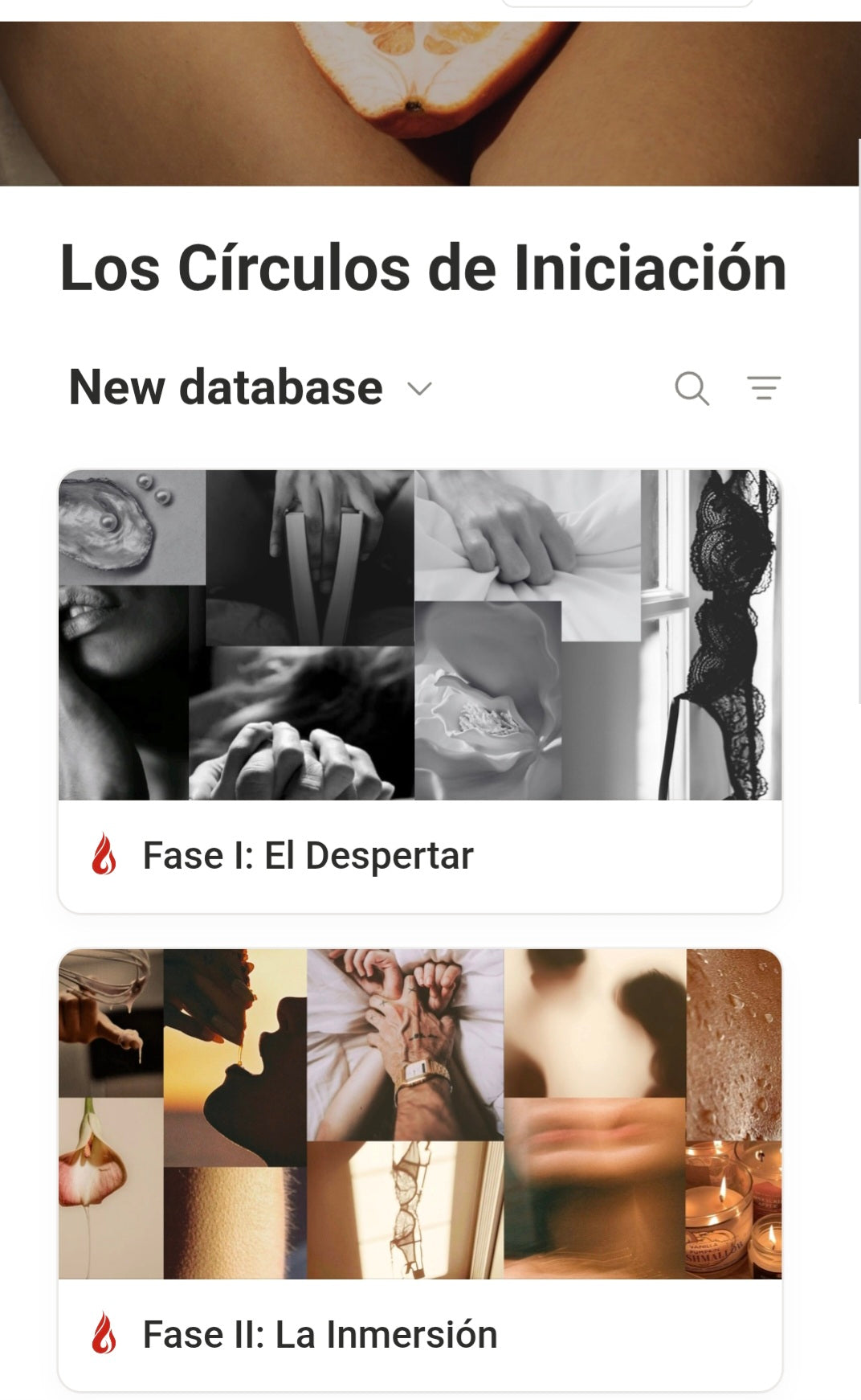 Ritual de reconexión íntima